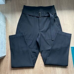 Banana Republic Black Belted Trousers